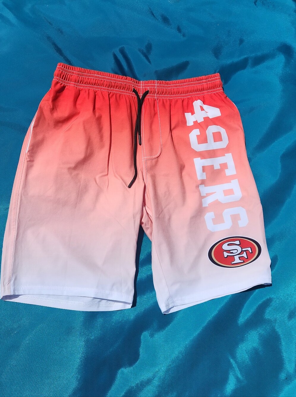 Gradient Red Swim Shorts